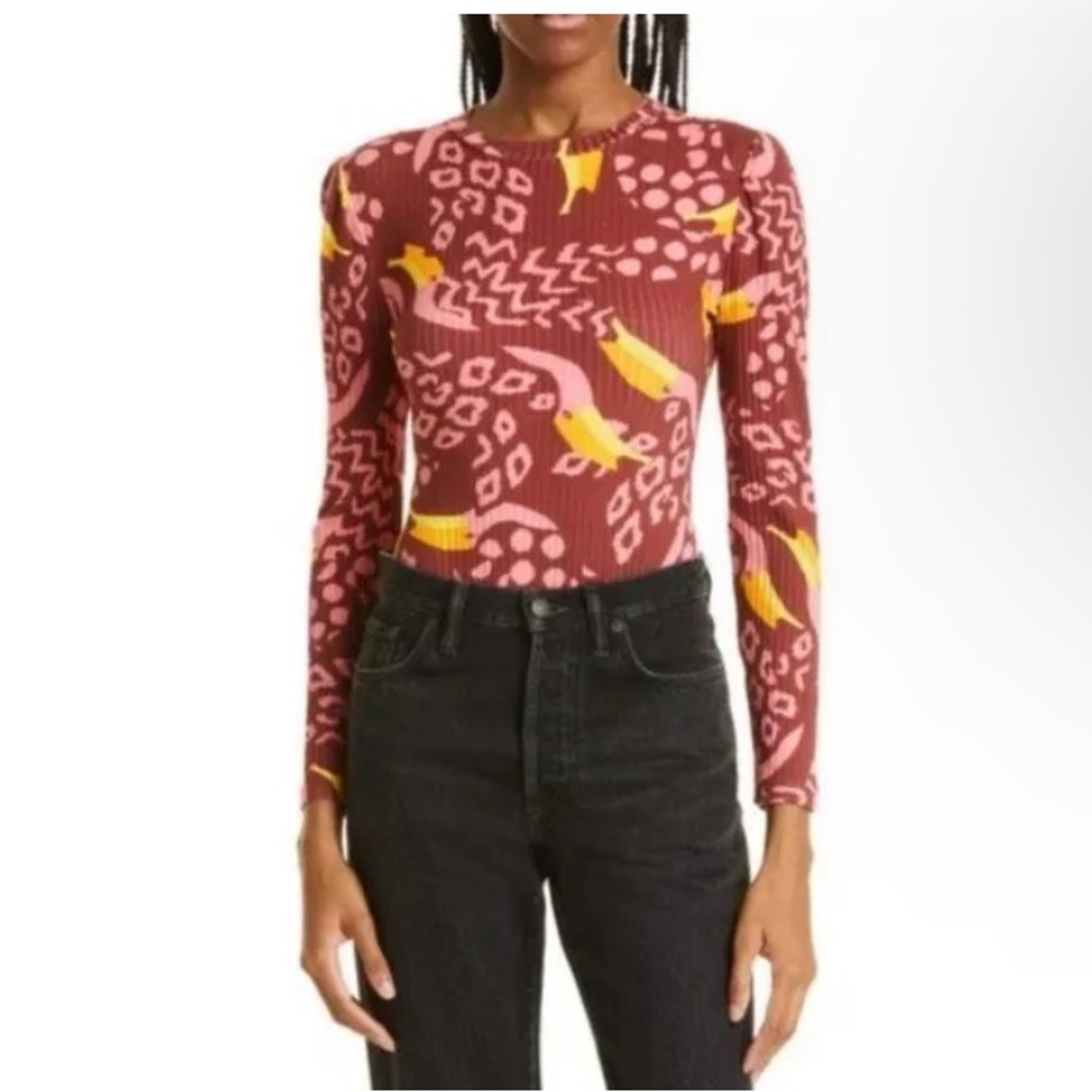 FARM Rio Multicolor Patterned Bodysuit - Picture 2 of 7